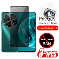 1-3PCS Privacy Tempered Glass For Huawei nova 12i 12SE 12s 5G 4G 2024 Camera Lens Screen Protector Nova12i Nova12S Nova12SE NovaY72 Y72 full cover Glass film