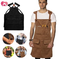 Woodworking Apron with 5 Tool Pocket Heavy Duty Work Apron Oxford Cloth Workshop Tool Apron SHOPSKC3