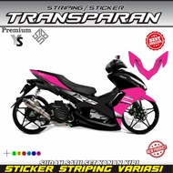 Clear Transparent Striping Aerox New 155 Connected Thailand Sticker / transparent