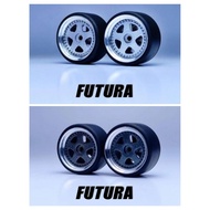 JV Wheels Diecast Rubber Tires, Futura model