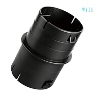 Will 4Inch Black PVC  Connector Aquarium Tube Joint Plumbing Connection Adapter