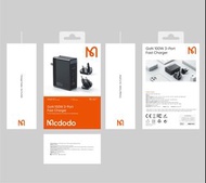 麥多多 Mcdodo GaN 氮化鎵 100W USB + 2*Type C 快速充電器 適用於 手機 平板電腦 手提電腦