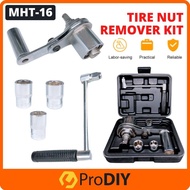 Tire Nut Remover Kit Torque Multiplier Socket Wrench Set Lug Nut Labor Saving Wrench 3pcs Socket 17
