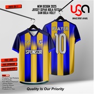 Jersey Futsal Custom Desain Terbaru 2025 SB11 - Warna Cacao/Hijau Muda Full Printing Bisa Satuan