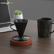 FAMY Clear Conical Coffee Dripper BPA Free Spiral Design Pour Over Coffee Maker for Home Office Dail