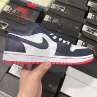 Nike Air Jordan 1 Low 黑曜石紅輝 553558-481 男女運動籃球鞋
