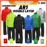 ARAI ARAISPORT AR1 RAINCOAT GIVI MOTORCYCLE PREMIUM QUALITY DOUBLE LAYER BAJU HUJAN WATERPROOF BAJU 