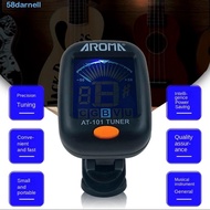 DARNELL Acoustic Guitar Tuner, LCD Display Chromatic Electric Digital Tuner, Tone Tuner for Electric Urikri Rotatable Clip-On Universal Digital Guitar Tuner Acoustic Guitar
