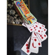 Domino card game set