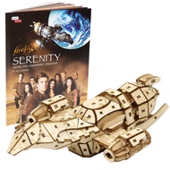IncrediBuilds Firefly Serenity 3D Wood Puzzle & Model Figure Kit (157 Pcs) - Build & Paint Your Own 