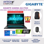 GIGABYTE GAMING A16 CMHI2 16" WUXGA 165Hz ( i7-13620H,16GB, 512GB,RTX 4050 6GB,W11P )