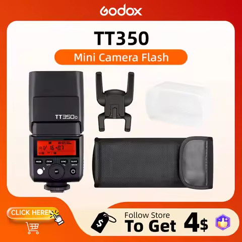 Godox TT350 Mini Speedlite TT350C TT350N TT350S TT350F TT350O TT350P Camera Flash TTL HSS for Canon