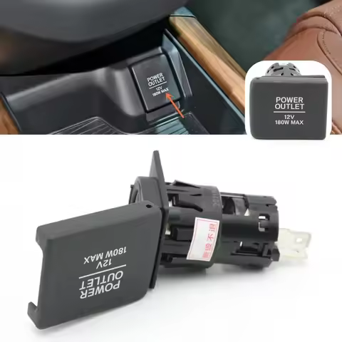 Car Power Outlet Base Cigarette Lighter Socket Outlet Base Holder Plug For Honda CRV Civic Accord Cr