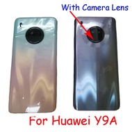 AAAA Quality for Huawei Y9A FRL-22 FRL-23 FRL-L22 FRL-L23 Back Cover Battery with Camera Lens Case Housing Replacement Parts