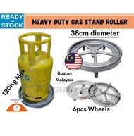6pcs Wheels Gas Stand Roller Heavy Duty / Roda Tong Gas