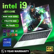 14.1inch 1920*1080 Portable Laptop gamer Computer Intel Core i9 8950HK Notebook PC DDR4 16GB SSD 1TB