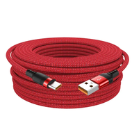 6A USB Type C Cable 1M/2M/3M/5M Fast Charging Data Cord USB C Type-c Quick Charging Line Smart Devic