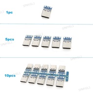 Usb-c 3.1 Type C female Connector 4 Pin Test Adapter Connector Socket For Data Line Wire Cable Trans
