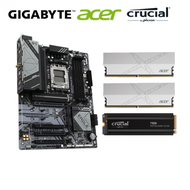 【救贖】技嘉 B650 EAGLE AX+Acer HT200 DDR5-6000 16G*2+美光 Crucial T500 1TB