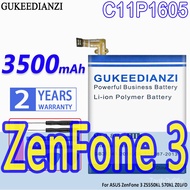 High Capacity  Baery C11P1605 3500mAh For AS ZenFone 3 ZenFone3 ZS550KL 570KL Z01FD