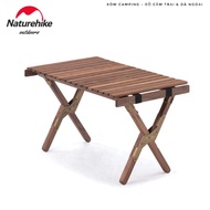 North American Glamping NatureHike black walnut roll table NH21JJ001