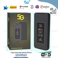Mifi 5g all operator MF650L(8000mAh) 5G MOD Pocket Wifi with wifi 6 + bypass hotspot data