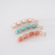 Marble Banana Clip - Banana Clip Hair Clip Korean Fashion Clip Import