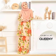 Hot Sale Baju Kurung Corak Batik Sabella Wanita Muslimah Raya sedondon Ironless Jimat