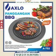 Bbq AXLO A-732/GRILL AXLO A732/BARBEQUE BBQ GRILL PLATE/ULTRA GRILL PAN Round Non-Stick/BBQ GRILL/BBQ GRILL Tool Round Stove Non-Stick