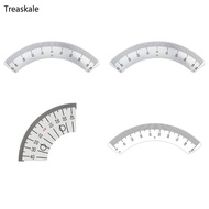 Upgraded  Steel Protractor Angles Ruler Gauges 45 Degree ArcShape Gauges