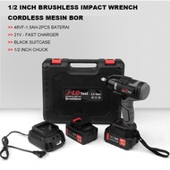MESIN JLD Large torque battery impact drill machine 550NM impact wrench