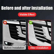 8Pcs Silver Front Fog Light Trim Strip Front Grille Bumper for Land Cruiser 2023 LC300 Replacement P