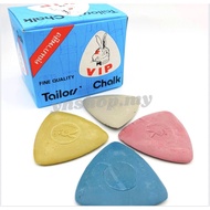 1 Box 12pcs VIP Kapur Jahit Tailor Chalk Colorful Erasable Tailors Chalk Fabric Sewing Marker Qualit