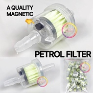 1PCS PETROL FILTER MAGNETIC PENAPIS FUEL MINYAK CARBURETOR EX5 DREAM KRISS WAVE DASH SRL LC135 NSR RXZ RACING HOSE PIPE