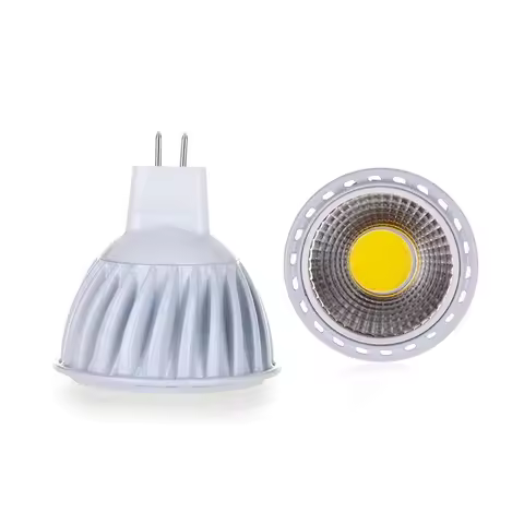 ABUP-8X GU5,3 / MR16 6W COB LED Lamp Spot Light Bulb Light Bulb 420LM 60° 3000K Warm White DC 12V