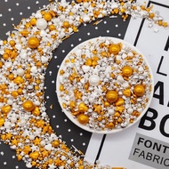 Sugar Deco Edible Cake Colour Sprinkles 40gm / 85gm (Silver Gold Mix)