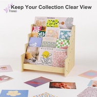 [Freneci] Trading Card Display Stand Sports Cards Organizer Brochure Holder Stand for Retail Craft S