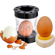 Hard-Boiled Egg Peeler Tool with Egg Piercer – Easy Shell Remover Set for Perfectly Peeled Eggs, Kit
