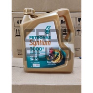 Petronas 5W40 (4 Liter) Fully Syntertic 3000E Proton Perodua Honda Toyota Nissan Hyundai