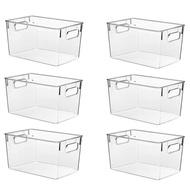S/💖PETStorage Box Transparent Refrigerator Storage Box Storage Box Drawer Kitchen Egg Food Frozen Storage Crisper PGG2