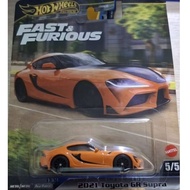 Hotwheels Premium 2021 Toyota GR Supra FF
