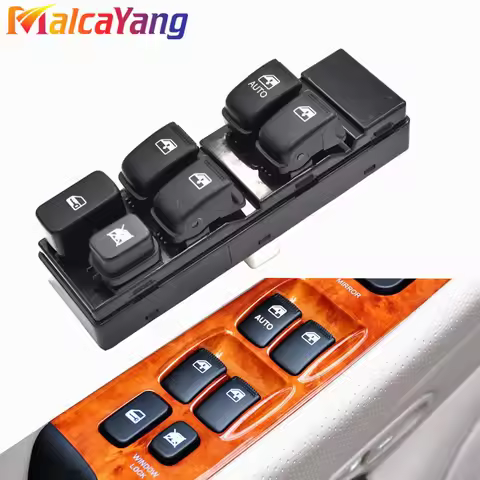 New Car Master Power Window Switch Front Left Lifter Switch For Hyundai Sonata 2003 2004 2005 93570-