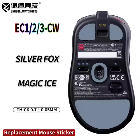 UnusualWaySports Mouse Skates Feet Benq Zowie EC EC1 EC2 EC3 CW Cambered Surface PTFE Anti Collapse