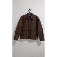 SIGNORE Marsotto Work Jacket - Coffee Brown (Size M)