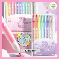 3d Gel Pen Embossed Color Gel Pen Jelly Gel Pen ST0109