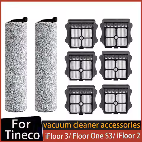 Roller Brush Hepa Filter Parts For Tineco iFloor 3\Breeze\Floor One S3 Cordless Wet Dry Floor Washer