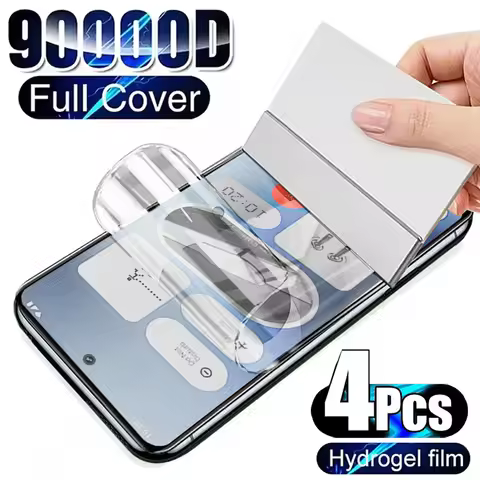 4Pcs Hydrogel Film Nothing Phone 3A 2A Pro Nothing Phone 2 1 Nothing CMF 1 Screen Protector For Noth
