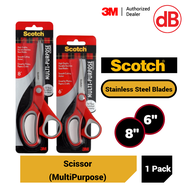 ( Ready Stock ) 3M Scotch Multi-Purpose 8 Scissors (6"/8") 1426/1428