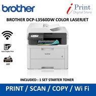 BROTHER DCP-L3560CDW COLOR LASERJET PRINTER