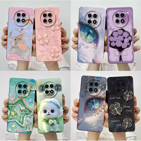 For Realme 12 12X 5G Phone Case For Realme12 Realme12X 5G Case Shockproof Silicone Fashion Butterfly